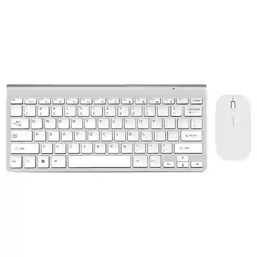 Levo Kit Teclado y Mouse Inalámbrico Blanco