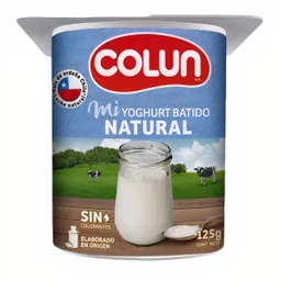 Colun Yoghurt Batido Natural