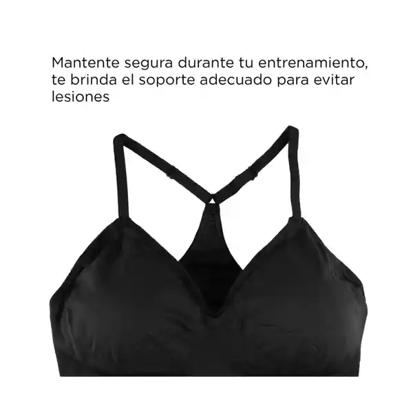 Brasier Deportivo Para Mujer Negro L/XL Miniso