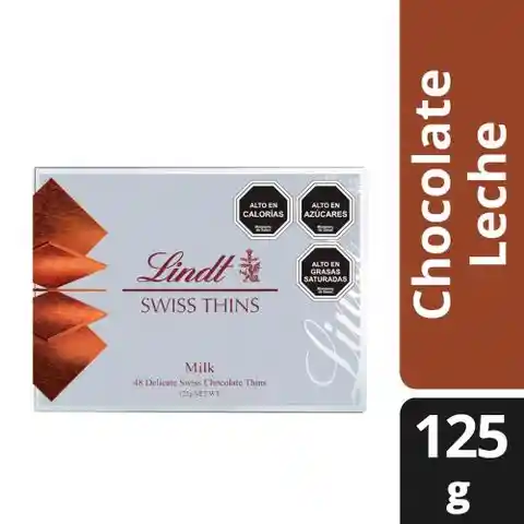 Lindt Chocolate Milk Thins Caja