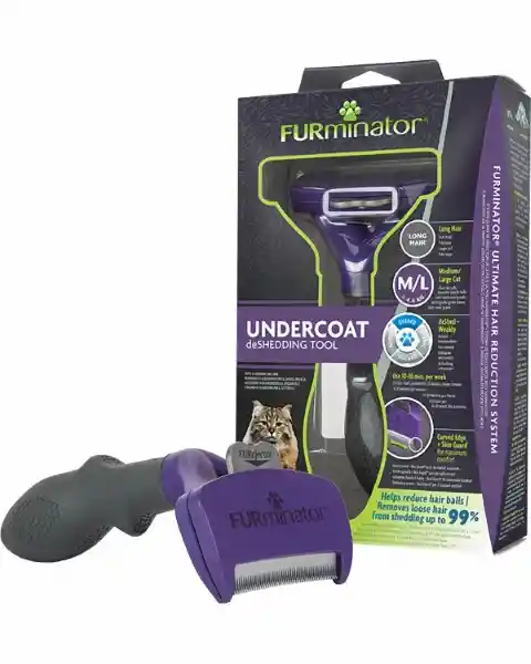Furminator Máquina Para Gato Hair Cat Medium Large