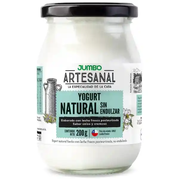 Yogurt Natural Jumbo Artesanal