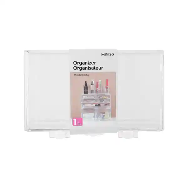 Miniso Organizador de Cajones de 3 Niveles Para Cosmeticos