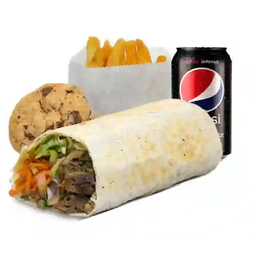 Combo Papa + Galleta + Bebida + Burrito