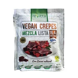 Revitta Mezcla Para Crepes Vegano Proteico Sabor Chocolate