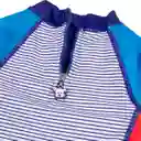 Set Polera Uv + Gorro Bebé Niño Azul Pillín Talla 3 A