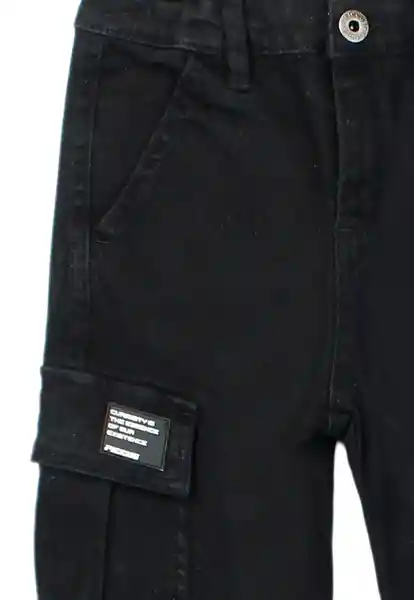 Pantalón Kids Cosmic 251 Niño Negro Talla 6 Años Ficcus