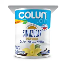 Colun Yoghurt Sin Azucar Vainilla