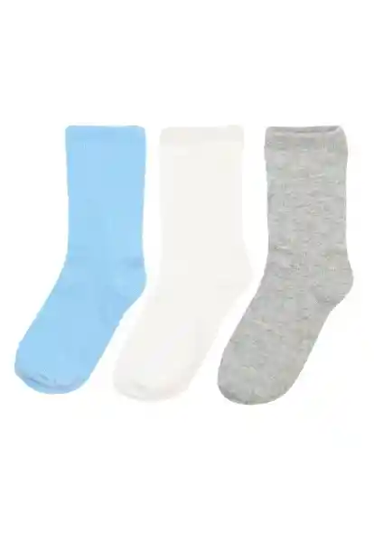 Pack Calcetines Liso Nubecitas Niño 1 34/36 634 Ficcus