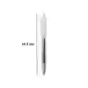 Miniso Lápiz Retráctil Hexagonal Blanco/Negro 14.5 13 cm