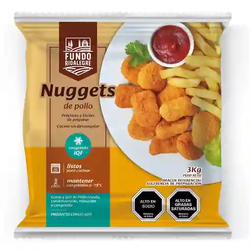 Fundo Rio Alegre Nugget de Pollo 3 Kg