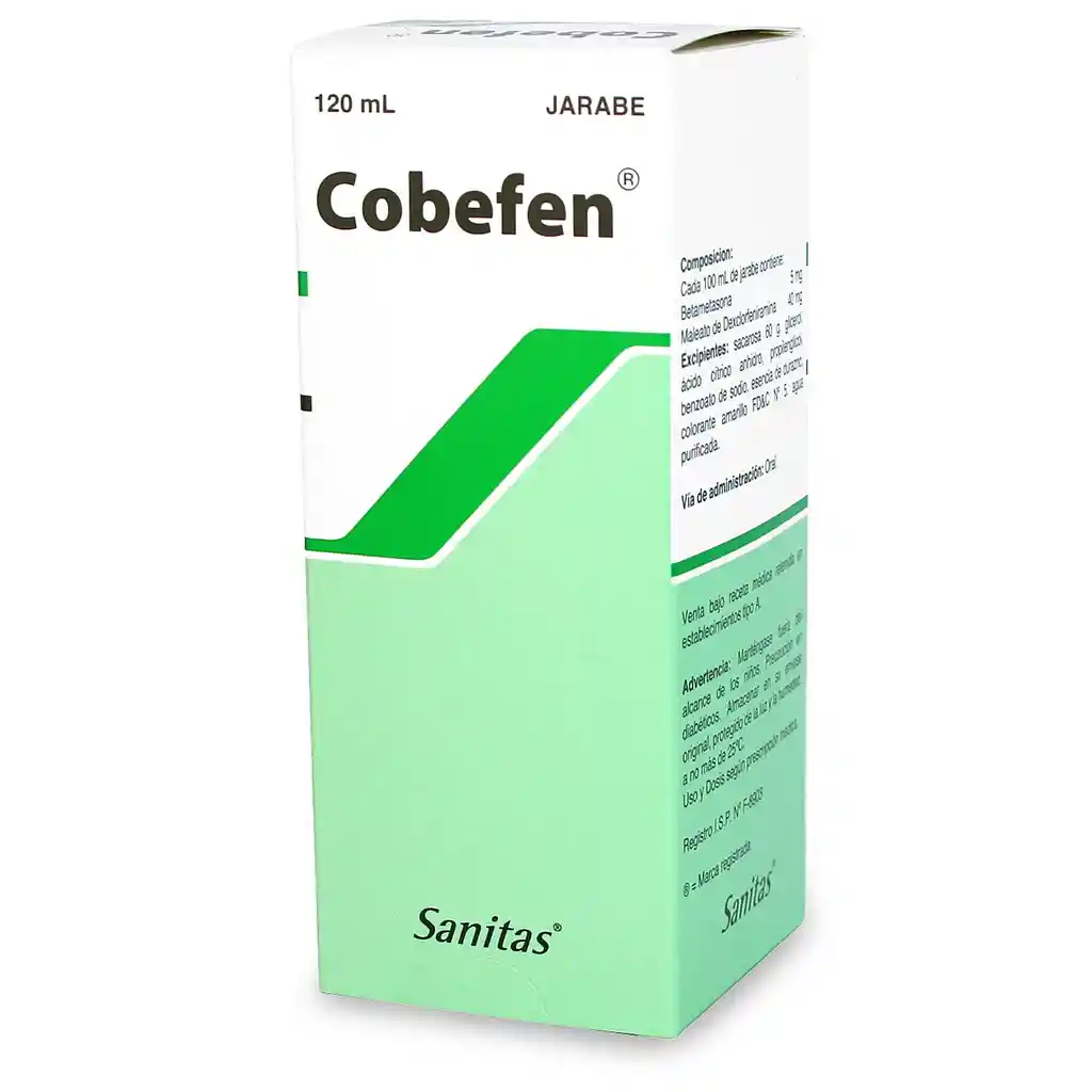 Cobefen Jarabe (5 mg / 40 mg)