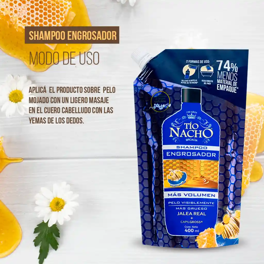 Tio Nacho Shampoo Engreosador