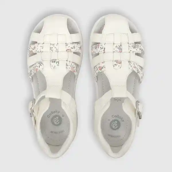 Sandalias de Niña Blanco Talla 32 Colloky