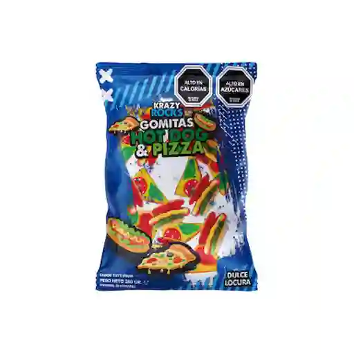 Krazy Gomita de Pizza y Hot Dog