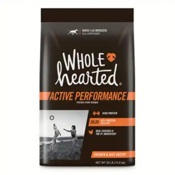 Wholehearted Alimento Perro Active Performance Pollo y Arroz