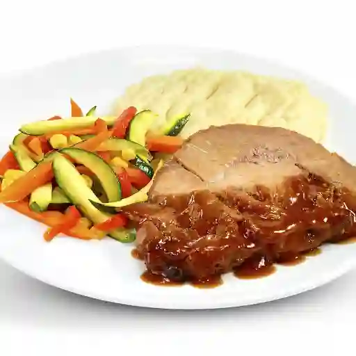 Pavo Parrillero Con Postre