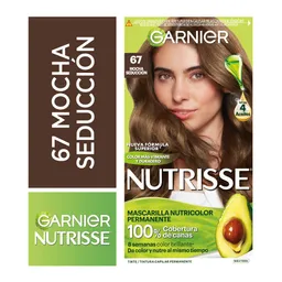 Garnier-Nutrisse Tinte Permanente Cabello Mocha Seducción 67
