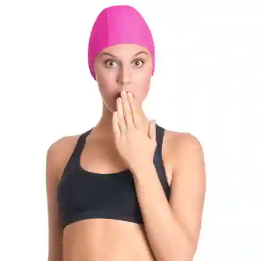 Gorro Lycra Piscina Fucsia Tamaño Único Samia