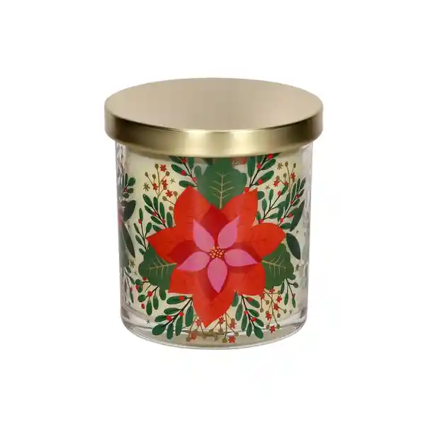 Vela Naranja Dulce Canela Contendor Cerámica 8 x 9 cm Casaideas