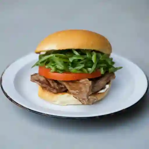 Hamburguesa acevichada pan frica