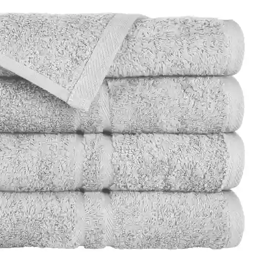 Lourdes Toalla Mano Gris Claro