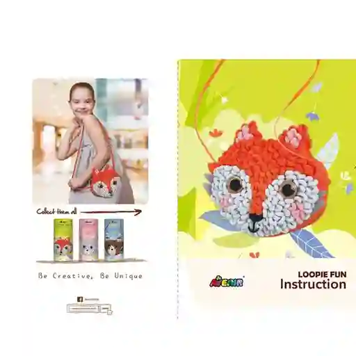 Avenir Bolso Para Niños Loopie Fun Plush Bag / Fox - 7331751