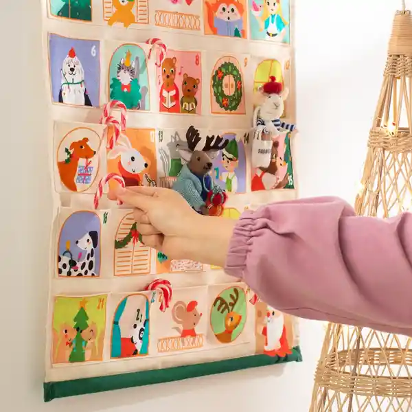 Calendario Adviento de Tela 52 x 63 cm Casaideas