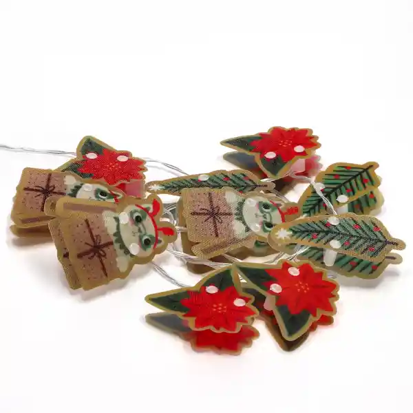 Luz Led Con Figuras Navideñas 2 m Casaideas