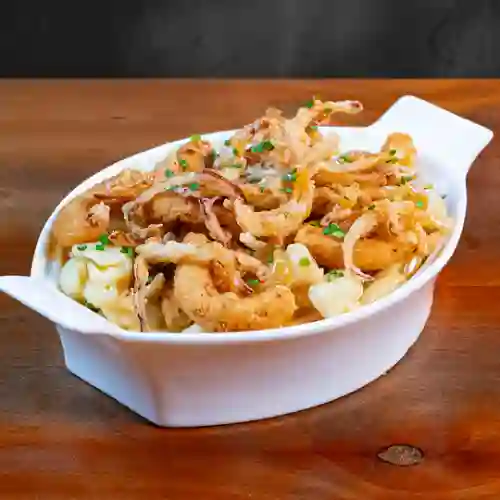 Mac & Cheese Crispy Onion