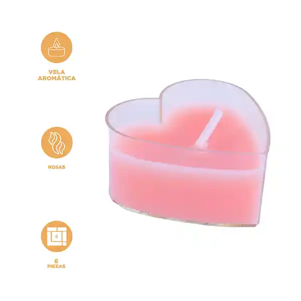 Set Velas Aromáticas Rosa Miniso