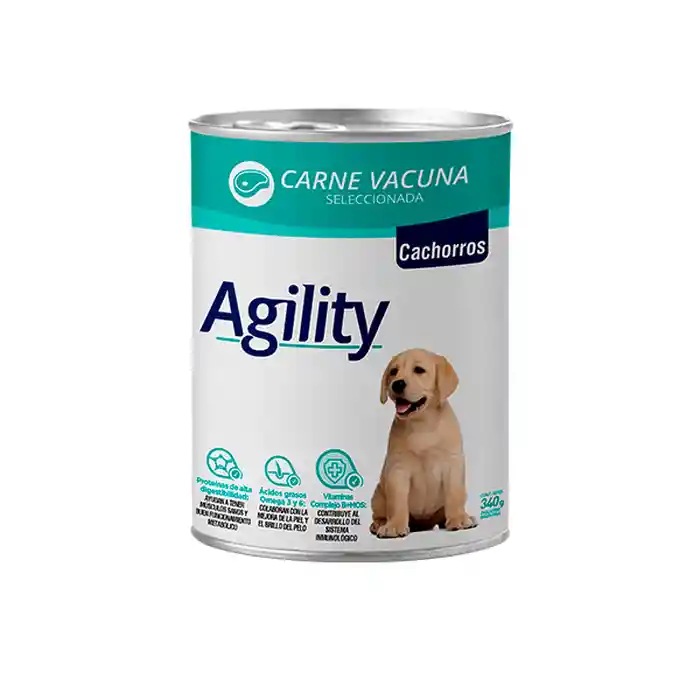 Agility Cachorros Carne Vacuna 340gr