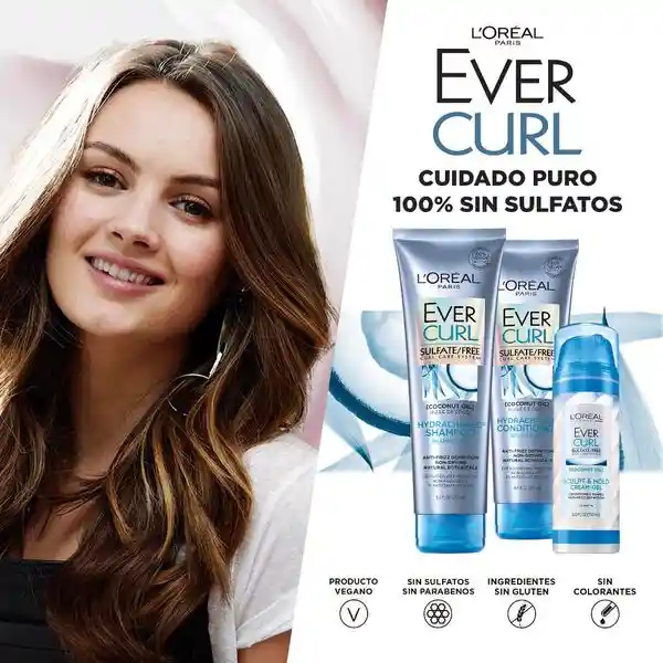 L'Oréal Shampooevercurl Anti Frizz 250 Ml