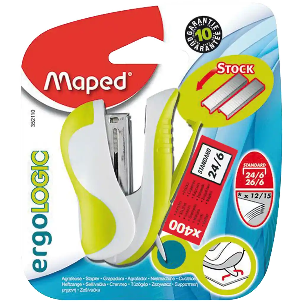 Mini Corchetera Maped Ergologic + Cor