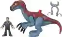 Imaginext Juguete Jurassic World Tyrannosaurus & Owen