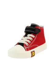 Zapatillas Urbana Caña Velcro Elástico Kids Niño Rojo 28 881