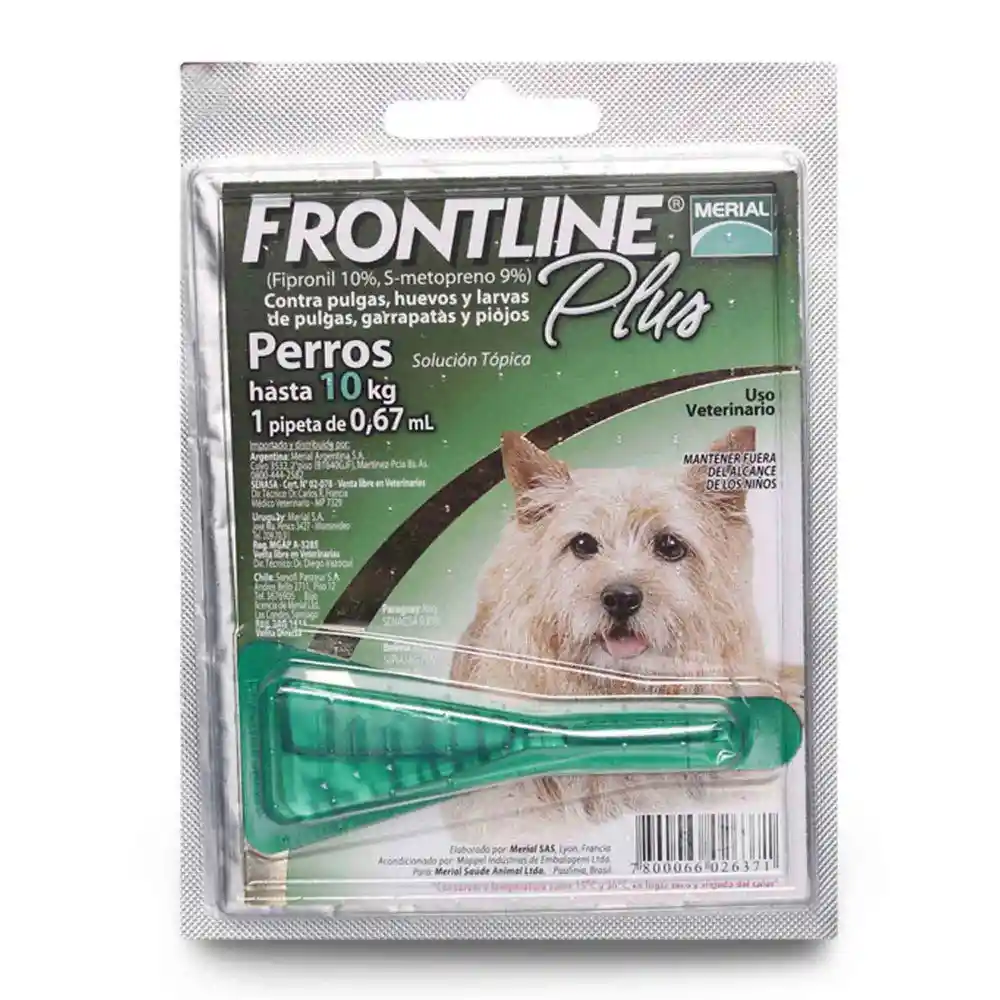 Frontline Antiparasitario para Perro Plus de 10 kg