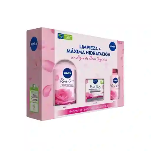 Nivea Kit Rutina Rose Agua Micelar + Hidratante + Mist