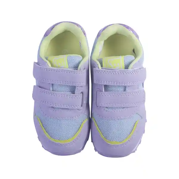 Zapatillas Bebe Niña Lila Pillin 20