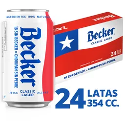 Becker Pack de Cerveza Estilo Lager