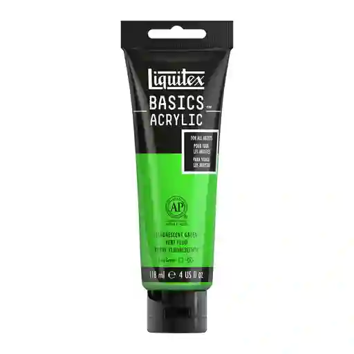 Liquitex Acrilico BASICS 118ml 985 Verde Fluorescente