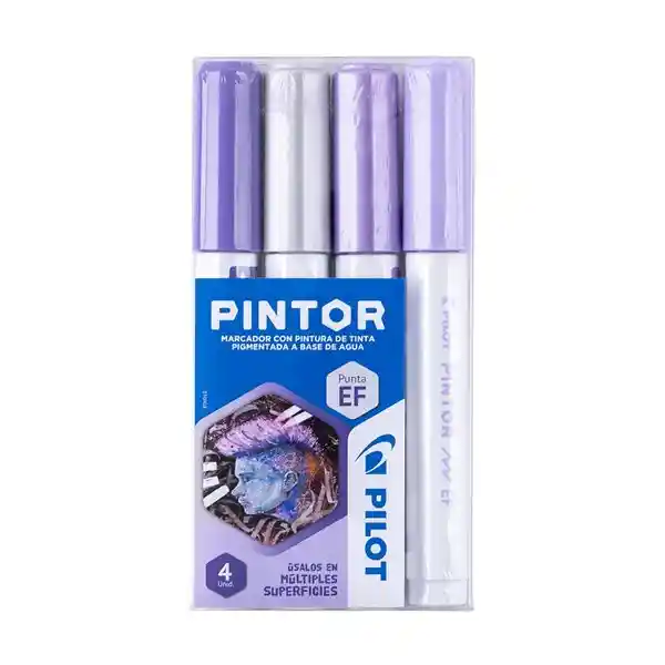 Pilot Set de Marcador Pintor Extra Fino Metalizado