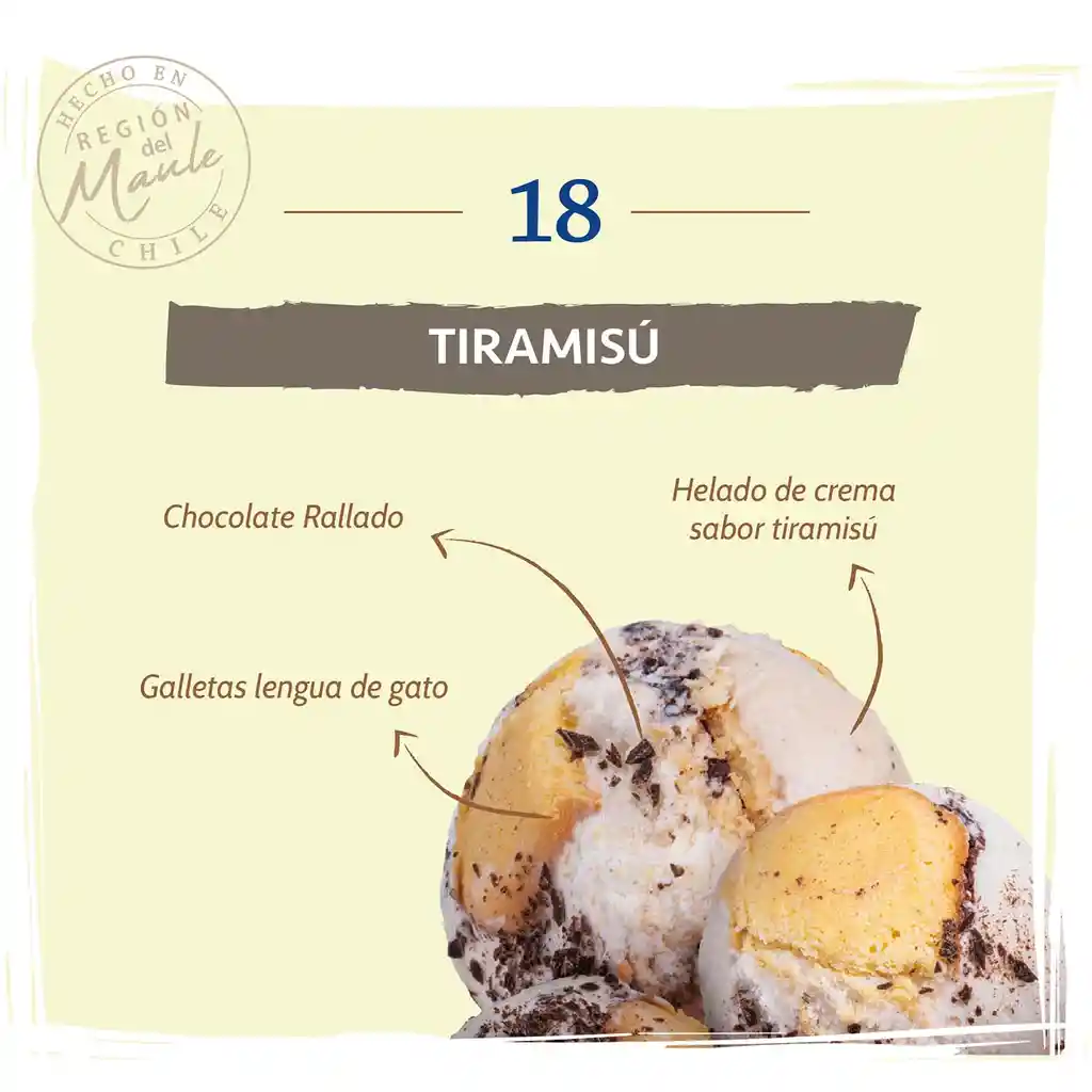 San Francisco De LoncomillaPostre Helado De Tiramisu