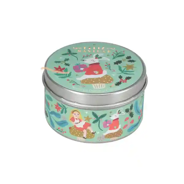 Vela de Navidad Naranja Dulce y Canela 6.5 x 4 cm Casaideas