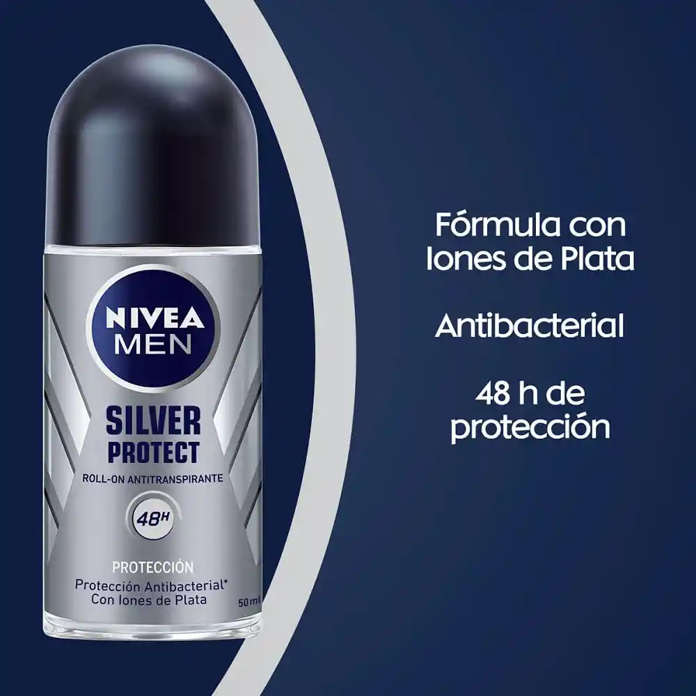 Nivea Men Desodorante Silver Protect en Roll On