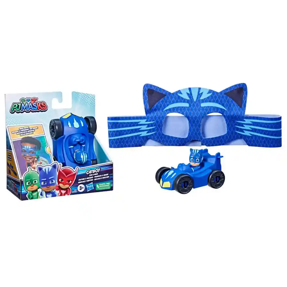 Figura De Acción Pj Masks Auto Y Máscara Surtido