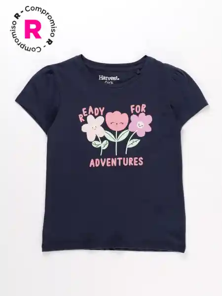 Harvest Polera Manga Corta Marino Punta 3 V26