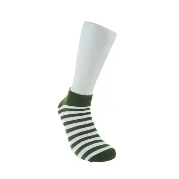 Set Calcetines Para Hombre Rayas Clásicos Colores Verde Miniso