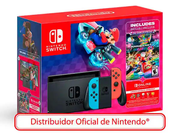 Nintendo Consola Switch 2024 + Juego Mario Kart 8