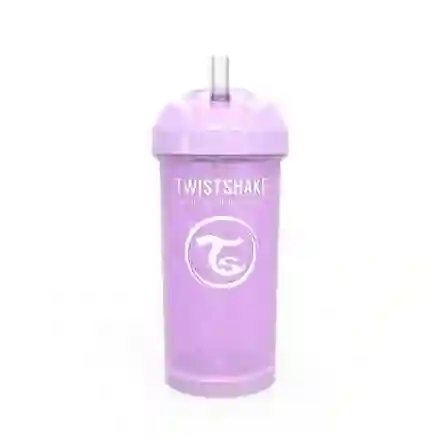 Twistshake Vaso Con Bombilla Straw Cup Morado Pastel - TS346